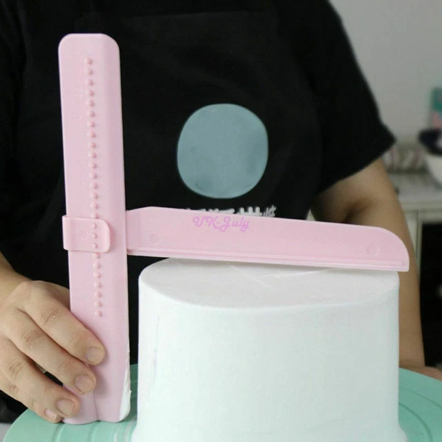 Raspador de pasteles ajustable helado más suave herramientas de decoración espátula bordes artesanal CALIENTE