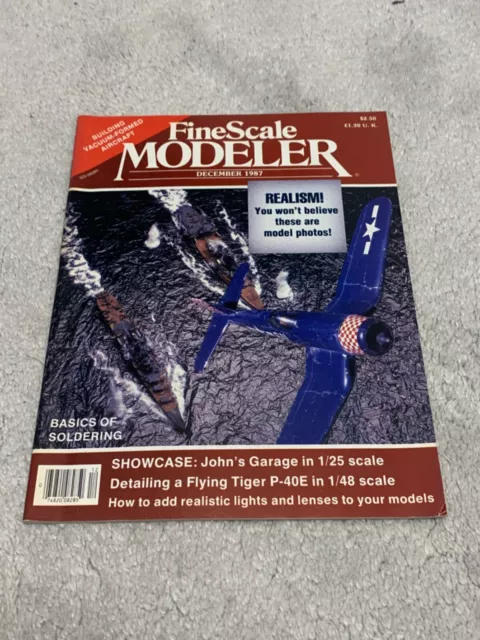 Fine Scale Modeler Magazine December 1987