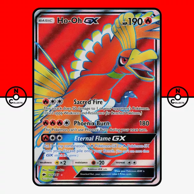 Ho-Oh GX - 131/147 - Full Art Ultra Rare