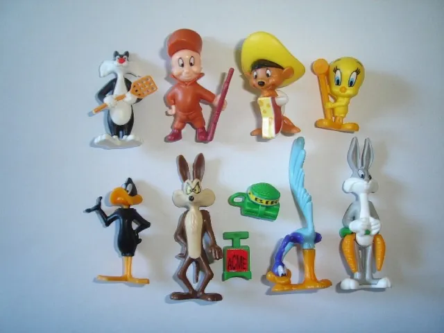 Looney Tunes 1997 Kinder Surprise Figures Set Wb - Figurines Collectibles