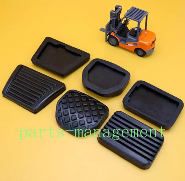 2PC Forklift Pedal Skin Part For Forklift Clutch Brake Pedal Pad Rubber Board