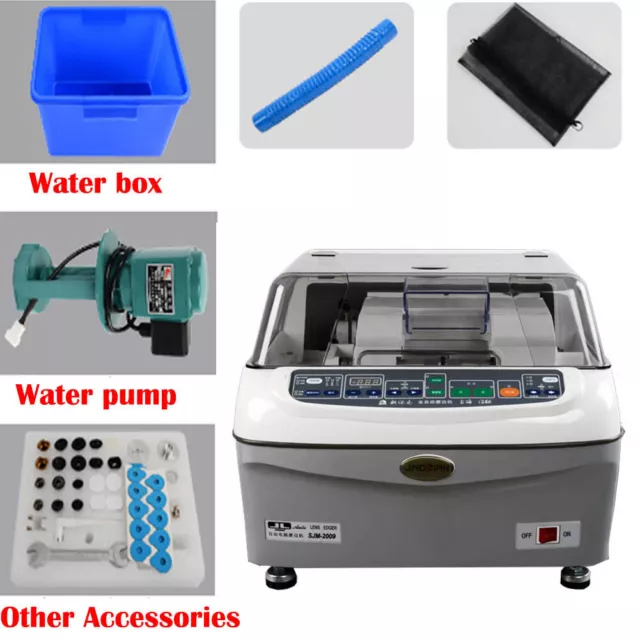 110V Optical Automatic Lens Edger Grinding Machine PC Lens Grinding Machine US