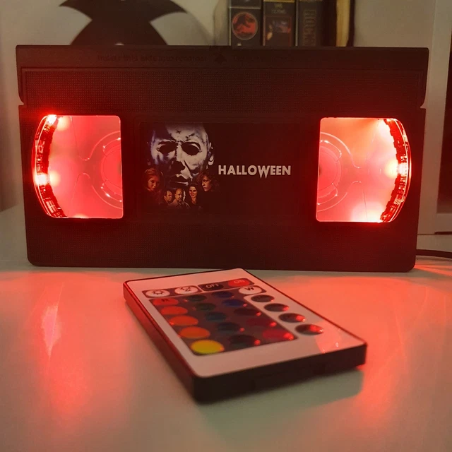 HALLOWEEN (1978) USB LED VHS Tape Lamp Birthday Gift Retro Light Horror