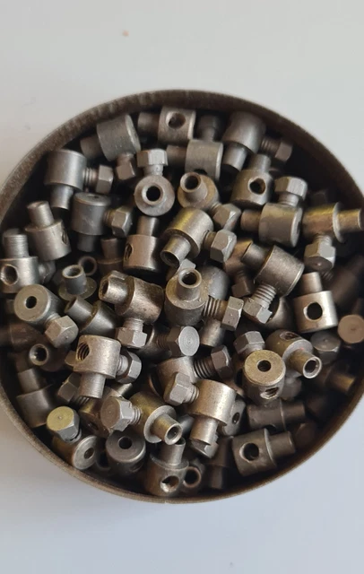 Serre câble cylindrique vélo vtt longueur 14mm Diamètre 6mm vis frein