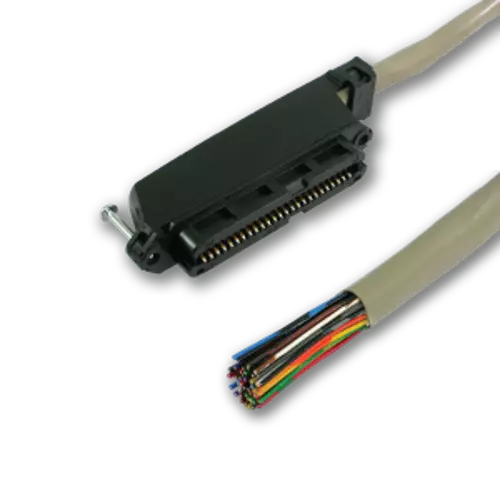 25 Pair Telco Amphenol CAT3 Cable 50-Pin FEMALE to BLUNT PIGTAIL AMP RJ21 OPEN