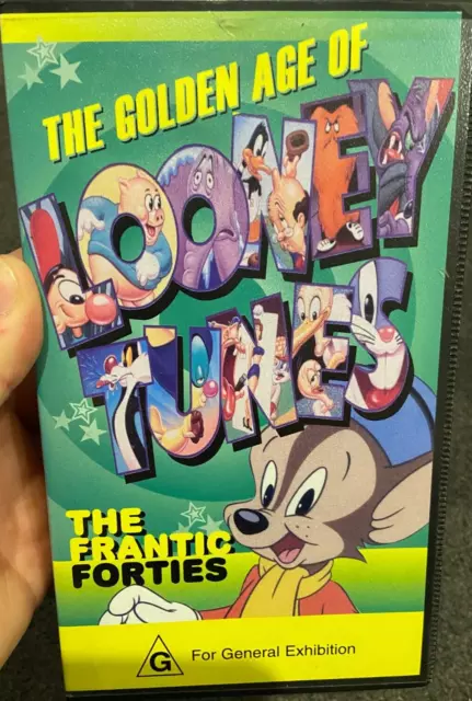 The Golden Age Of Looney Tunes : The Frantic Forties VHS VIDEO TAPE (animation)