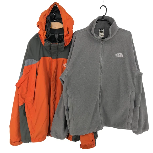 The North Face Uomo Hyvent 2 IN 1 Parka Cappotto Giacca con Cappuccio Taglia XL