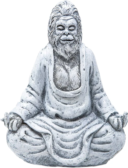 Garden Gnome Statue - Middle Finger Bigfoot - Indoor/Outdoor Garden Gnome Sculpt
