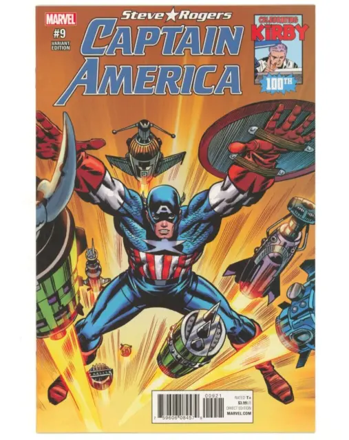 Marvel Comics CAPTAIN AMERICA: STEVE ROGERS #9 KIRBY 1:10 100th Variant Cover
