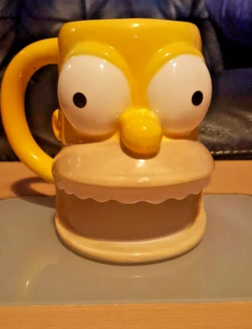 The Simpsons - Homer Simpson 3D Ceramic Mug - Cookie Holder 2005 Matt Groening