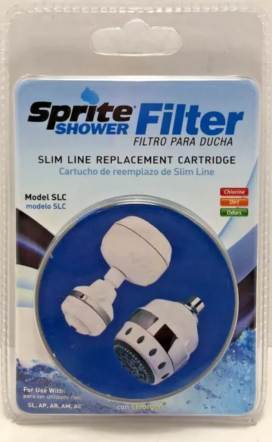 Cartucho de filtro de ducha de repuesto Sprite SLC Slim Line - blanco