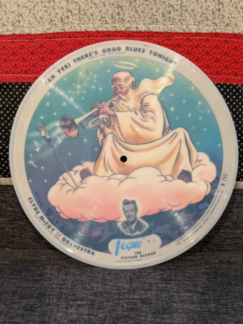 Vogue FACTORY REJECT Clyde McCoy "There's Good Blues Tonight" R-752 78rpm