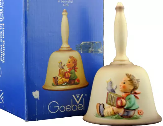 HUMMEL GOEBEL Annual Christmas Bell 1978 Let's Sing Theme HUM 700 MIB