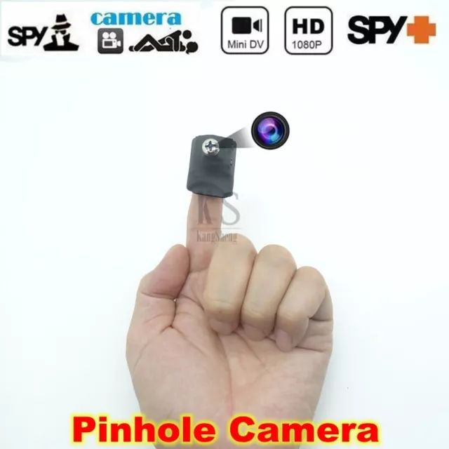 HD DV DIY Mini Hidden Spy Camera Nanny DVR Micro Security Cam Screw Button Lens 2