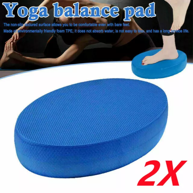 2X Balance Pad Oval Ganzkörpertraining gelenkschonend | Gleichgewicht Stabilität