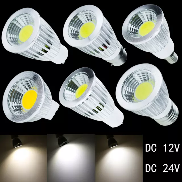 Dimmbar E27 E14 B22 GU10 GU5.3 MR16 LED Strahler 6W 9W 12W Glühlampe 12V 24V