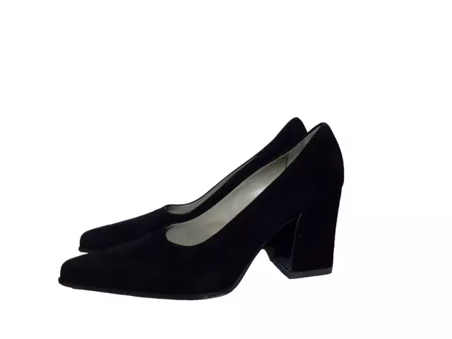 PRADA WOMEN BLACK Suede Pumps Heels Size. EU 37 US 7 UK 5 $75.00 - PicClick