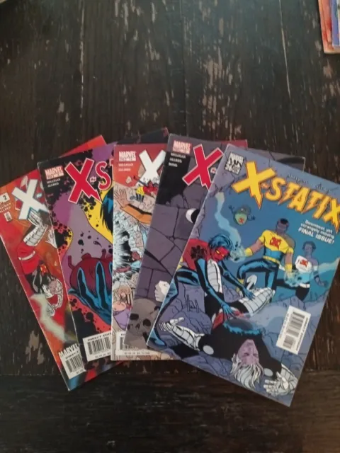 Lot of 5 X-STATIX Comic Books Part #2, #3, #11 ,#12 #26  MARVEL COMICS