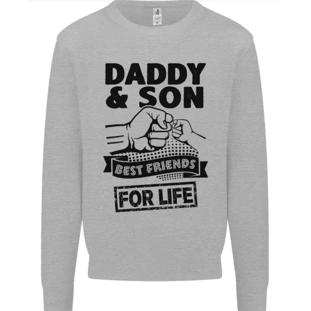 Daddy & Son Best Friends Fathers Day Mens Sweatshirt Jumper