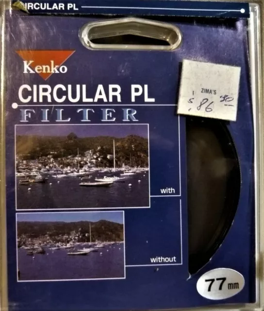 KENKO CP-L Circular Polarizer Filter. 77mm.  Japan. NEW !