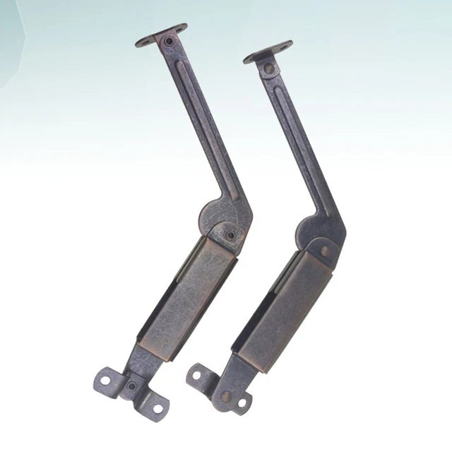 2 Pcs Folding Lid Stay Hinge Heavy Duty Hinge Jewelry Box Stand Furniture