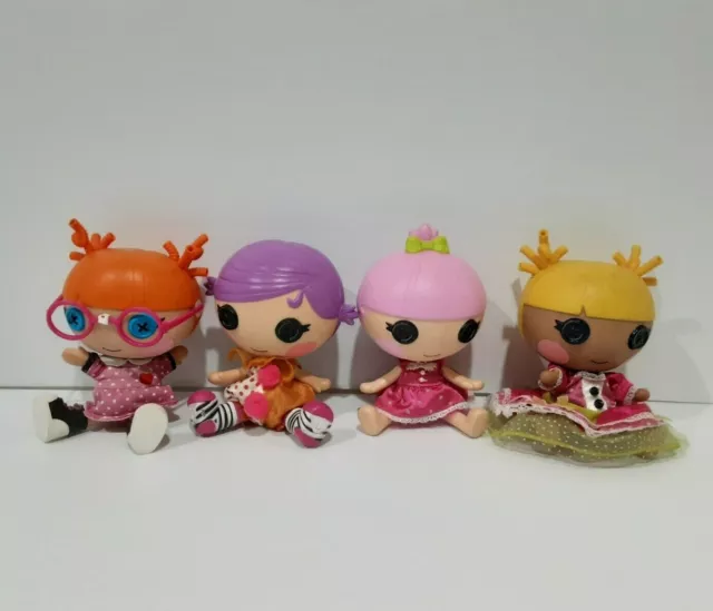 Lalaloopsy Littles Dolls 7" Bulk Bundle x4 2011 2012 MGA Entertainment Toy Lot 5