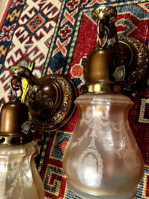 Pair of Antique B&P Wall Sconces