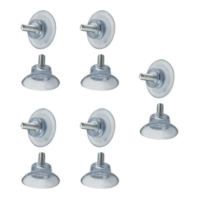10PACK Rubber Strong Suction Cup w/ M6/M8 Screw Repair Parts For Glass Table Top