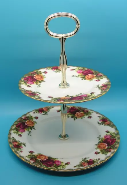 Royal Albert Old Country Roses - Two Tier Cake Stand