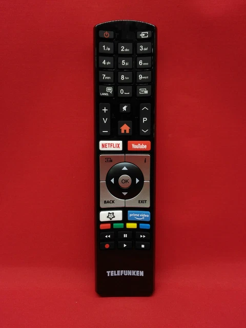 Télécommande De Remplacement Pour Télévision Telefunken SAGA 320 B25 USB - Neuf