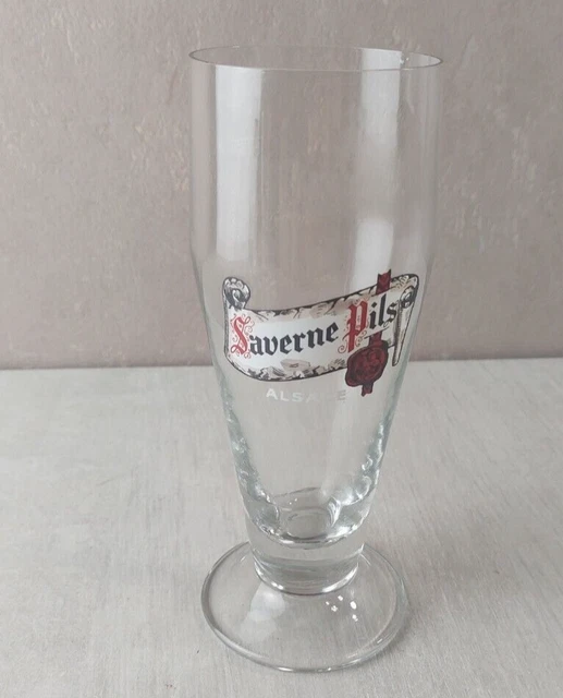 Verre à Bière Saverne 25cl – Publicitaire Brasserie Licorne Alsace Mos