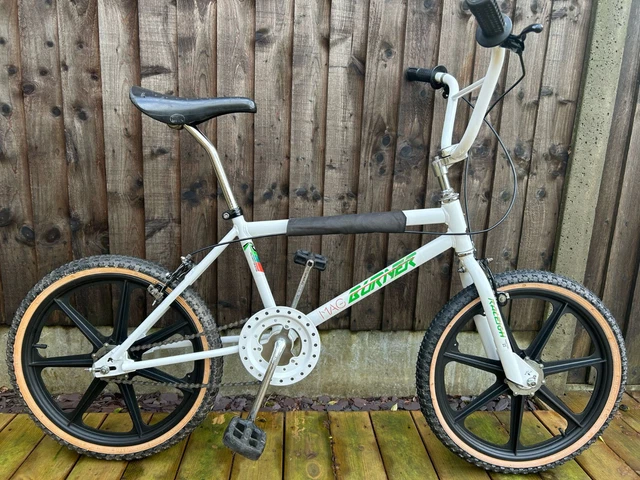 RALEIGH MAG BURNER Oldskool BMX 1986 White Good Working Order Head