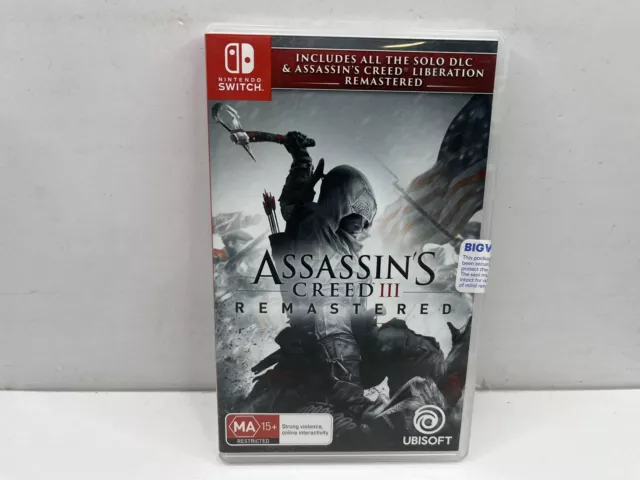  Assassin's Creed III Remastered + Assassin's Creed Liberation  Remastered NSW (Nintendo Switch) : Video Games