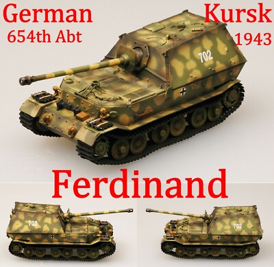 Easy Model 1/72 German Panzerjager Ferdinand 654th Abt,Kursk,1943#36223
