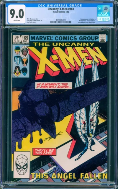 Uncanny X-Men #169 Cgc 9.0 Vf/Nm - 1St App Callisto The Morlocks Marvel 1983 Key
