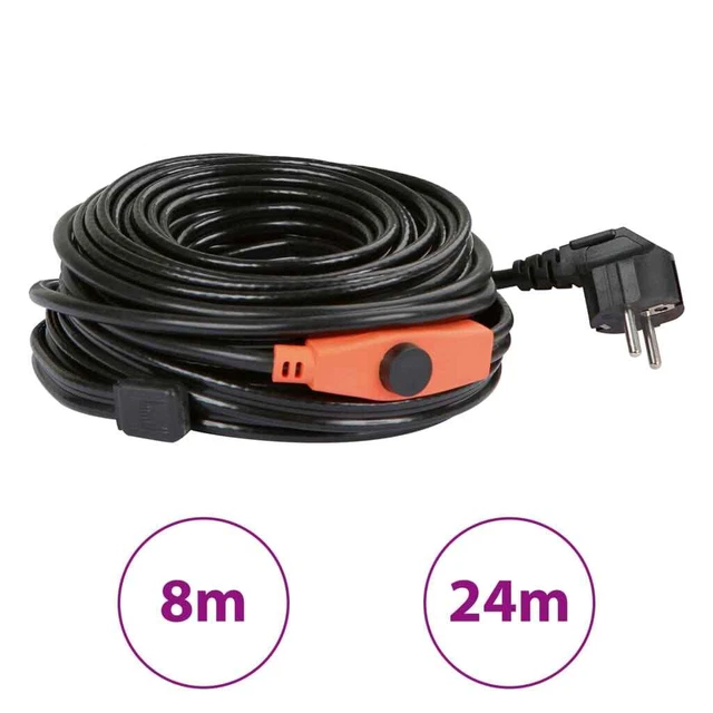 Kerbl Cavo Cavi Fili Riscaldante Antigelo Gelo per Rettili Animali 24 m 384 W Ke