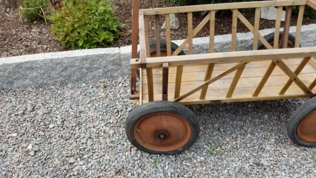 Handwagen Bollerwagen Leiterwagen sehr groß XXL Holz