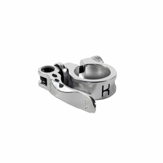 Keirin 34.9Mm Silver Mtb Seat Post Clamp With Lever Fit