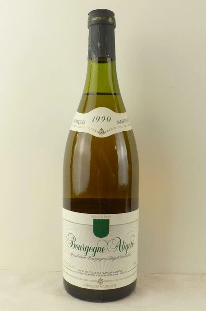 aligoté françois martenot (b2) blanc 1990 - bourgogne