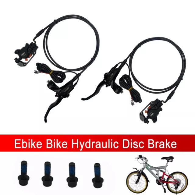 eBike Hydraulic Disc Front % Rear Oil Brake 1 pair Braking For MTB UK