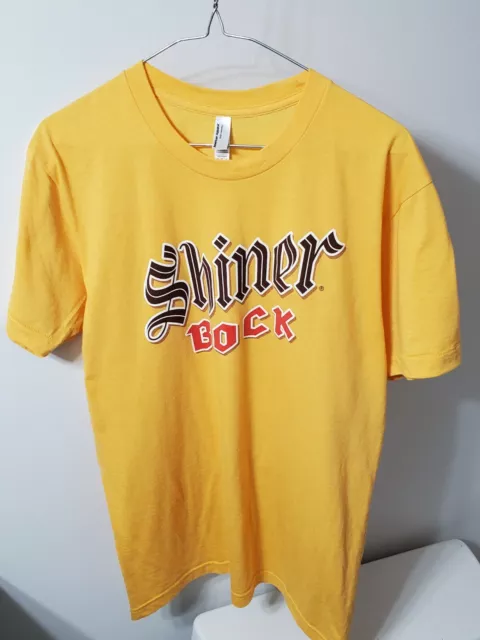 🔥 NEW! SHINER BOCK BEER T-Shirt Size X-LARGE XL! Texas Spoetzl Brewery! Gift 🔥