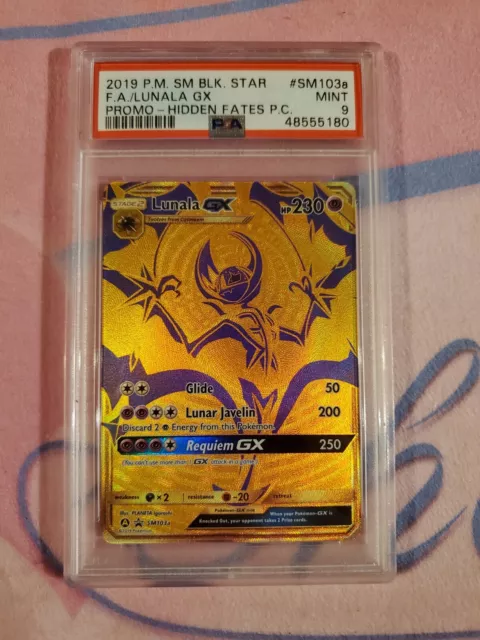 PSA 10 GOLD Solgaleo GX + Lunala GX Hidden Fates Promo SM103a SM104a $90.00  - PicClick