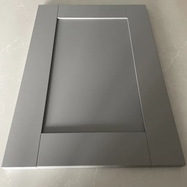 Unidades de repuesto para puerta de cocina de grano de madera gris claro agitador pintado mate