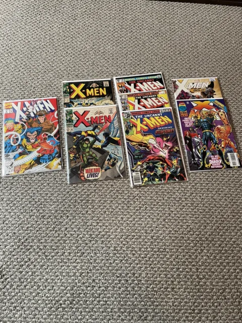 LOT OF 8 SILVER /BRONZE/MODERN AGE X-MEN #25,36,118,125,139, 4 omega red 🔥🔥++