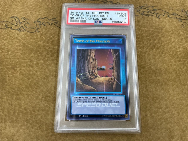 Yu-Gi-Oh! Speed Duel Tomb of the Pharaoh SBLS-ENS05 Ultra Rare 1st Edition PSA 9