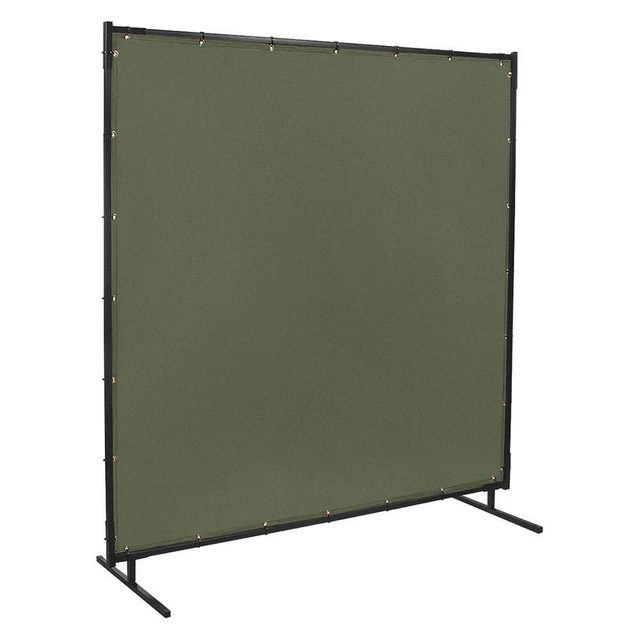 STEINER 501-6X8 Welding Screen, 6 ft H, 8 ft W, Green