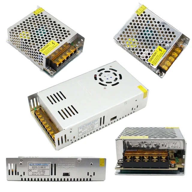Switch Power Supply Transformer AC 110V To DC 12V 5A 60W Adapter For LED Strip
