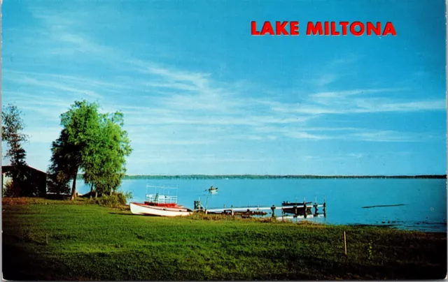 Lake Miltona Minnesota MN Unposted Postcard