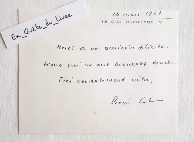 L.A.S. Pierre Cot (1895-1977) Homme politique - Lettre autographe signée