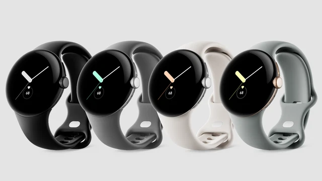 Google Pixel Watch Wifi Smartwatch Stainless Steel - Black Gold Silver